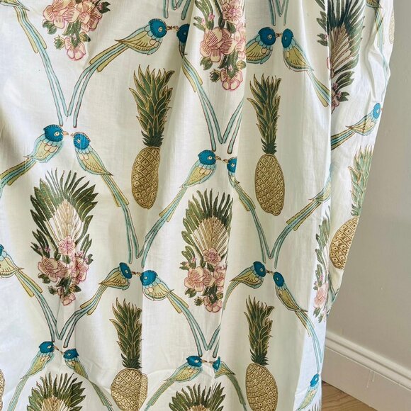 BRAND NEW Women Summer Cotton Kaftan Hippie Sleepwear Floral Print Long Maxi - Picture 4 of 5